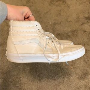 White high top vans